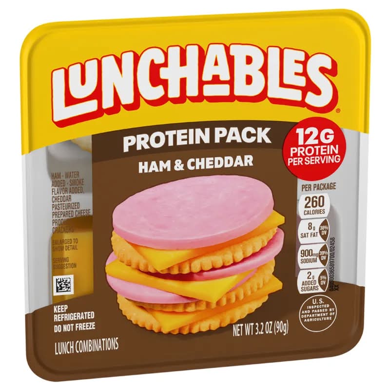 Lunchables Ham and Cheddar with Crackers