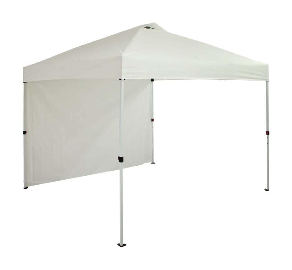 Everbilt 10 Ft. X 10 Ft. Commercial Instant Canopy-Pop Up Tent With Wall Panel White
