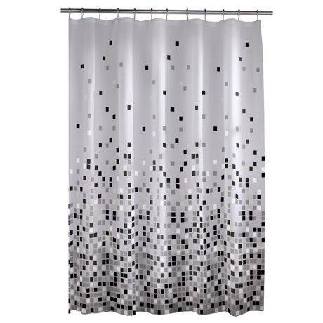 Mainstays Matrix Peva Shower Curtain (70in. x 72in.)