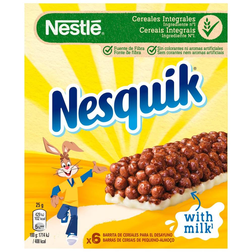 Barrita de cereales Nesquik NESTLE 150 gr