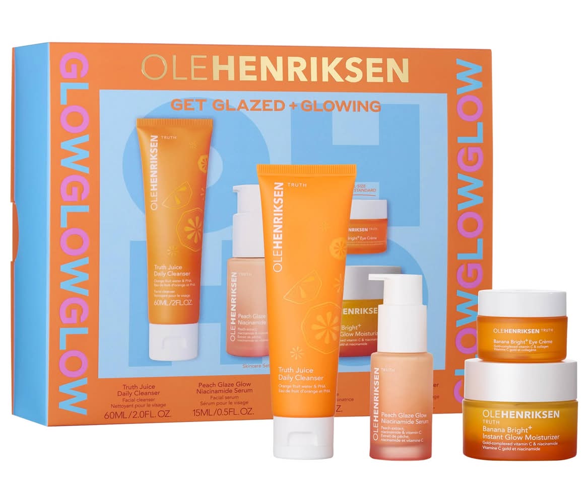 Olehenriksen Get Glazed and Glowing Skincare Set