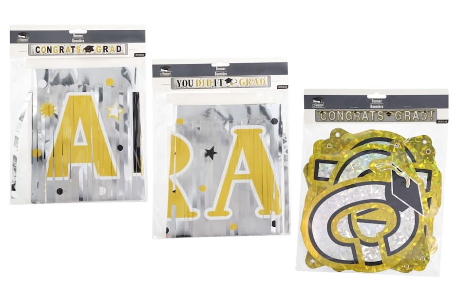 Seasonal Collection Graduation Foil Banner And Holo Banner, 1-ct.