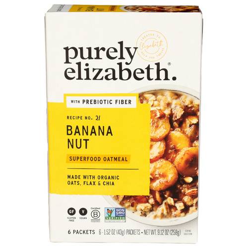 Purely Elizabeth Banana Nut Superfood Oatmeal