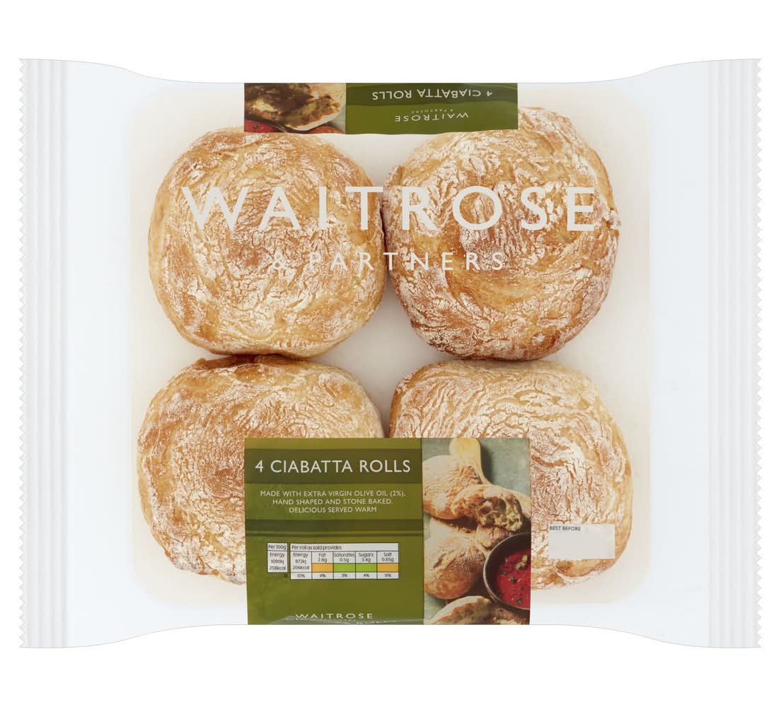 WR CIABATTA ROLLS 4S