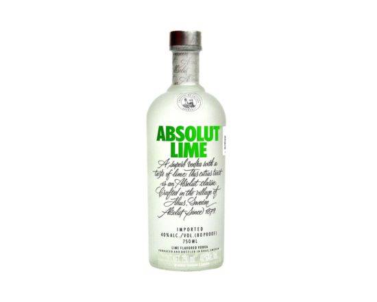 VODKA ABSOLUT LIME 750 ML