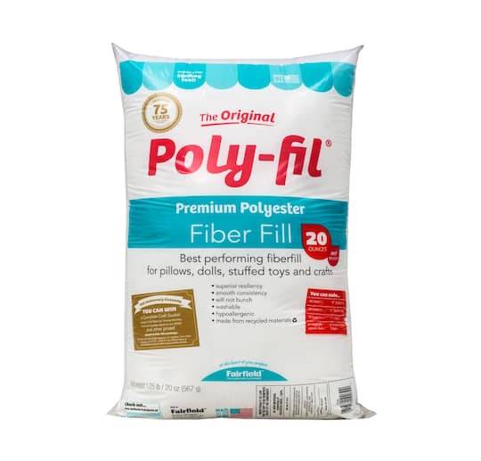 Poly-Fil Premium Fiber Fill Bag (white)