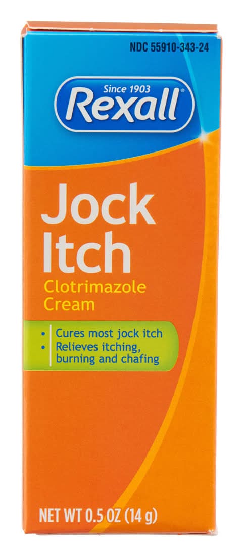 Rexall Jock Itch Clotrimazole Antifungal Cream 0.5 Oz