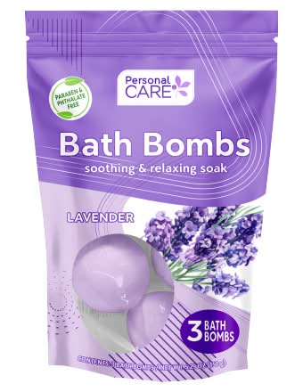 Personal Care Bath Bombs, Lavender (5.29 oz, 3 ct)