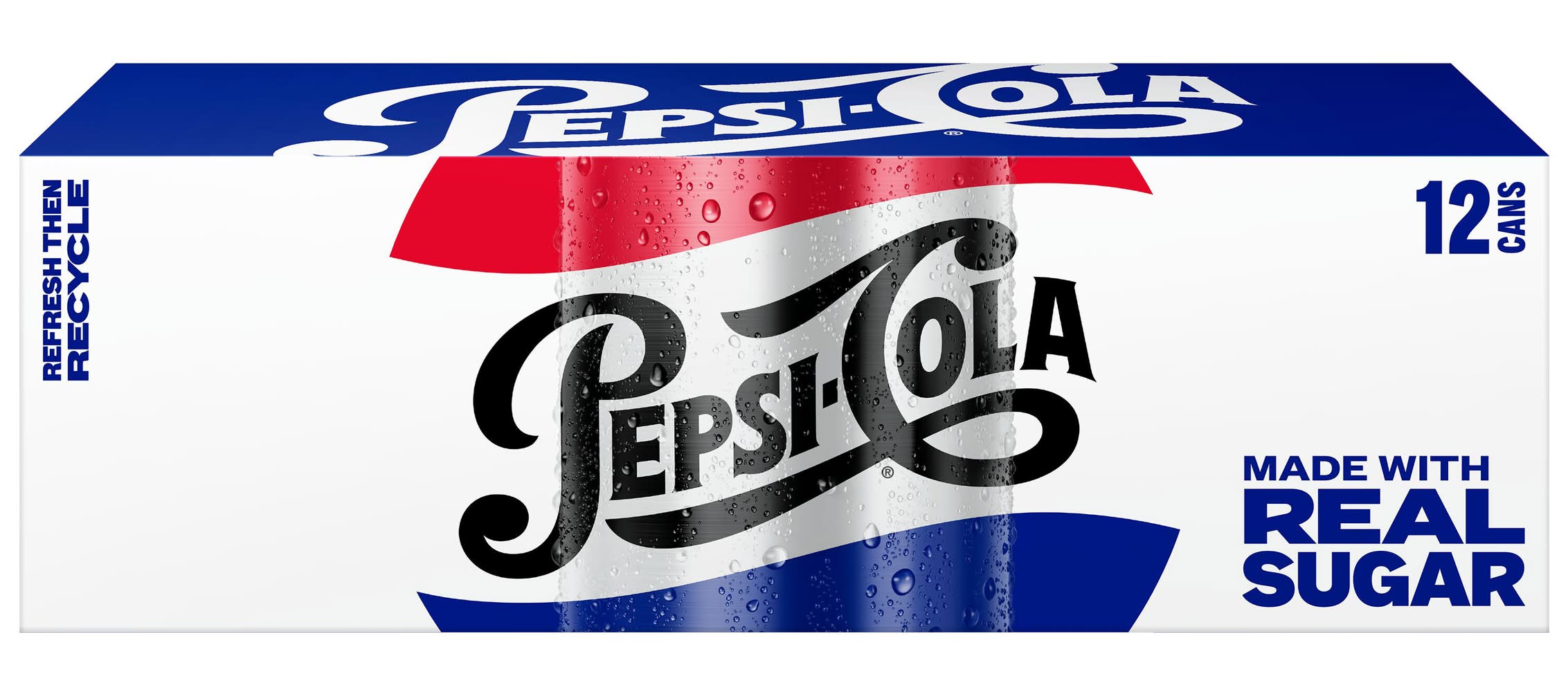 Pepsi Real Sugar Cola Soda (12 x 12 fl oz)
