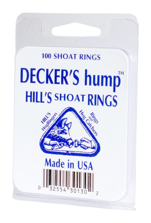 Decker 12.5 Ga. Animal Ring For Shoat 100 Pk