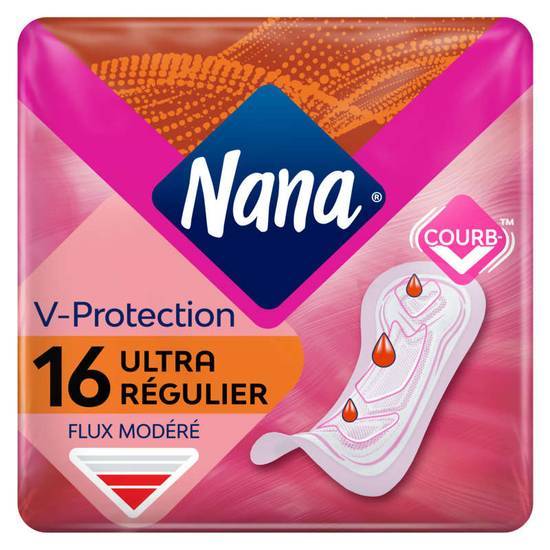Nana Serviettes Hygiéniques Ultra Normal x16