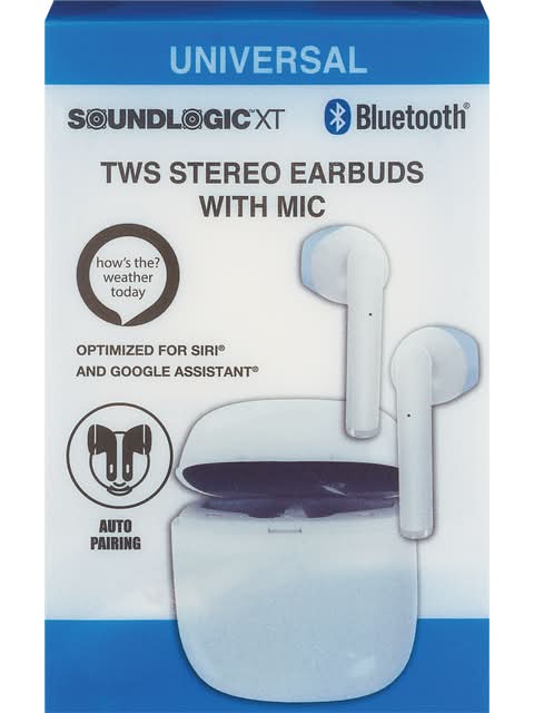Soundlogic Tws Bluetooth Stereo Earbuds With Mic