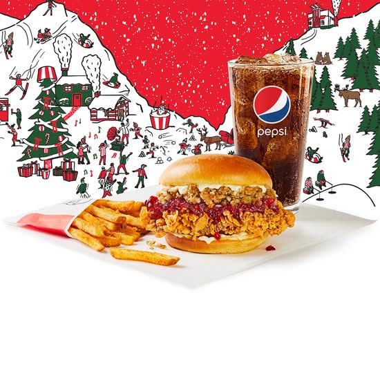 Festive Chicken Sandwich Combo