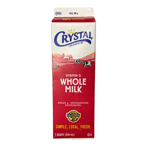 Crystal Kosher Vitamin D Whole Milk (1 qt)