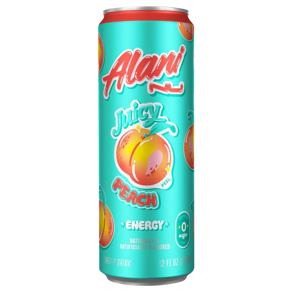 Alani Nu Juicy Energy Drink, Peach (12 fl oz)