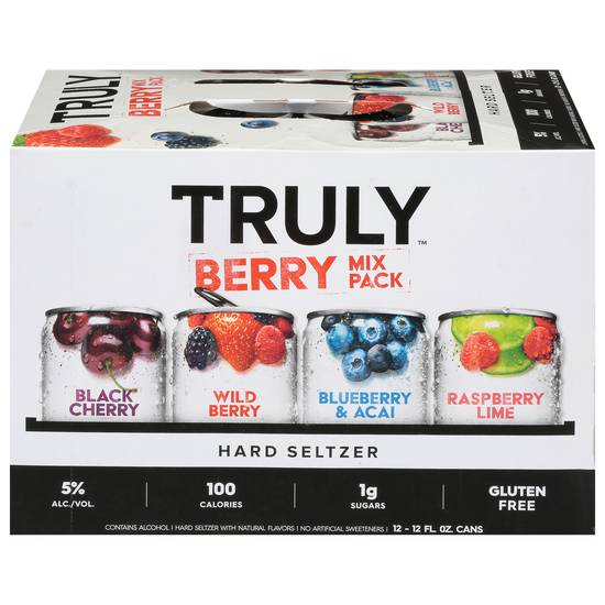 Truly Berry Mix Hard Seltzer Variety pack (12 ct, 12 fl oz)