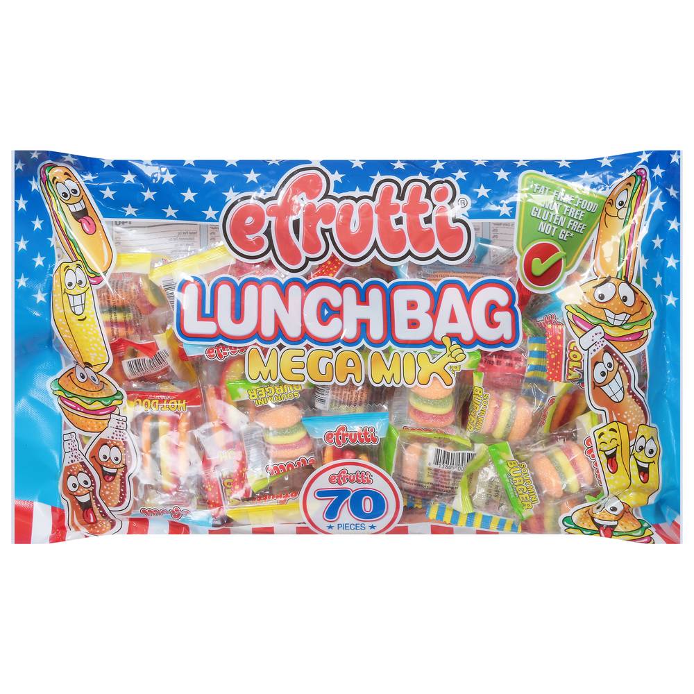 Efrutti Mega Mix Lunch Bag Gummies (1.27 lbs)