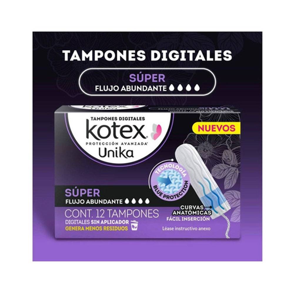 Unika tampones super (12 piezas)