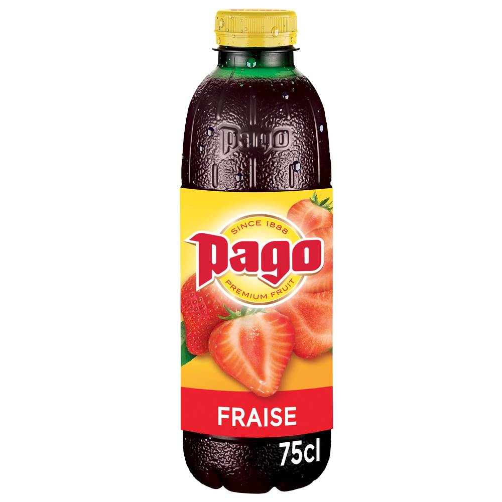 Pago - Boisson aux fruits, fraise (750ml)