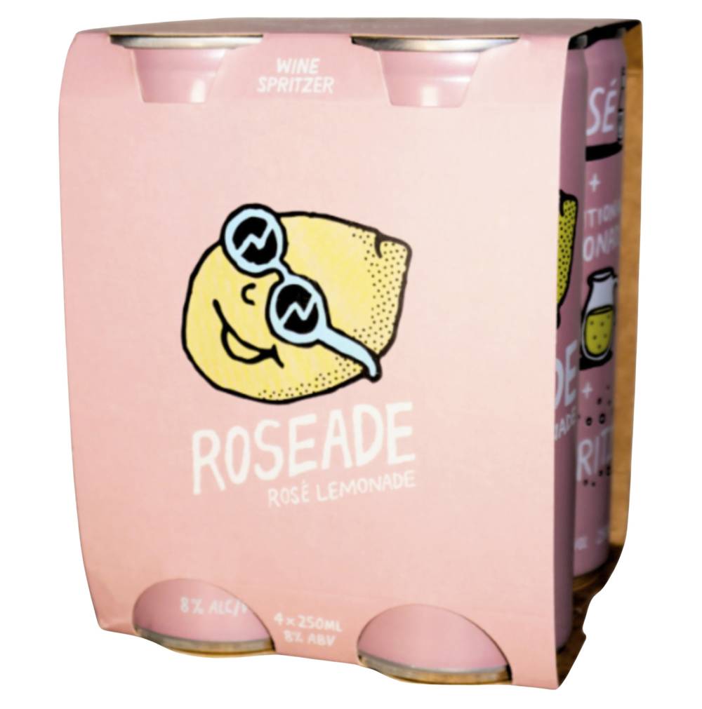 Roseade Can 250mL x Pack 4