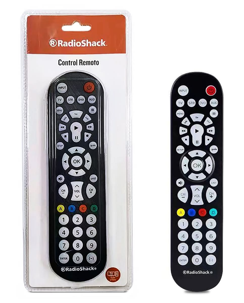 RadioShack · Control remoto universal (160 g)