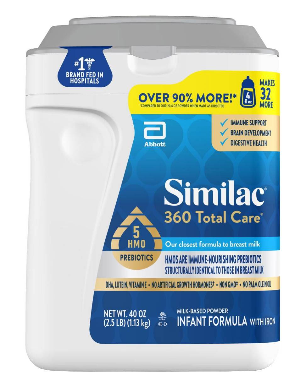 Similac 360 Total Care Infant Formula Powder (40 oz)