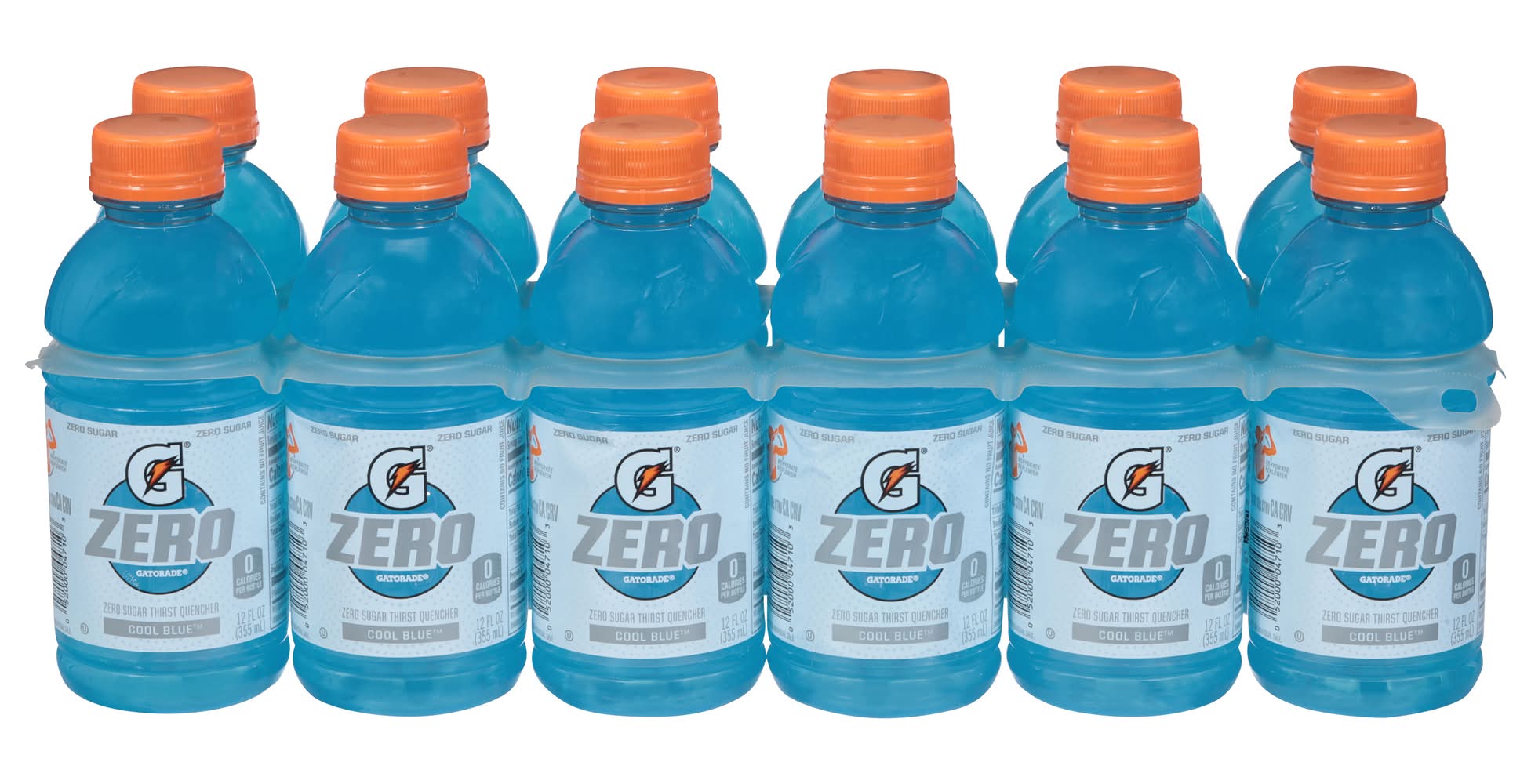 Gatorade Zero Sugar Thirst Quencher Sports Drink, Cool Blue (12 x 12 fl oz)