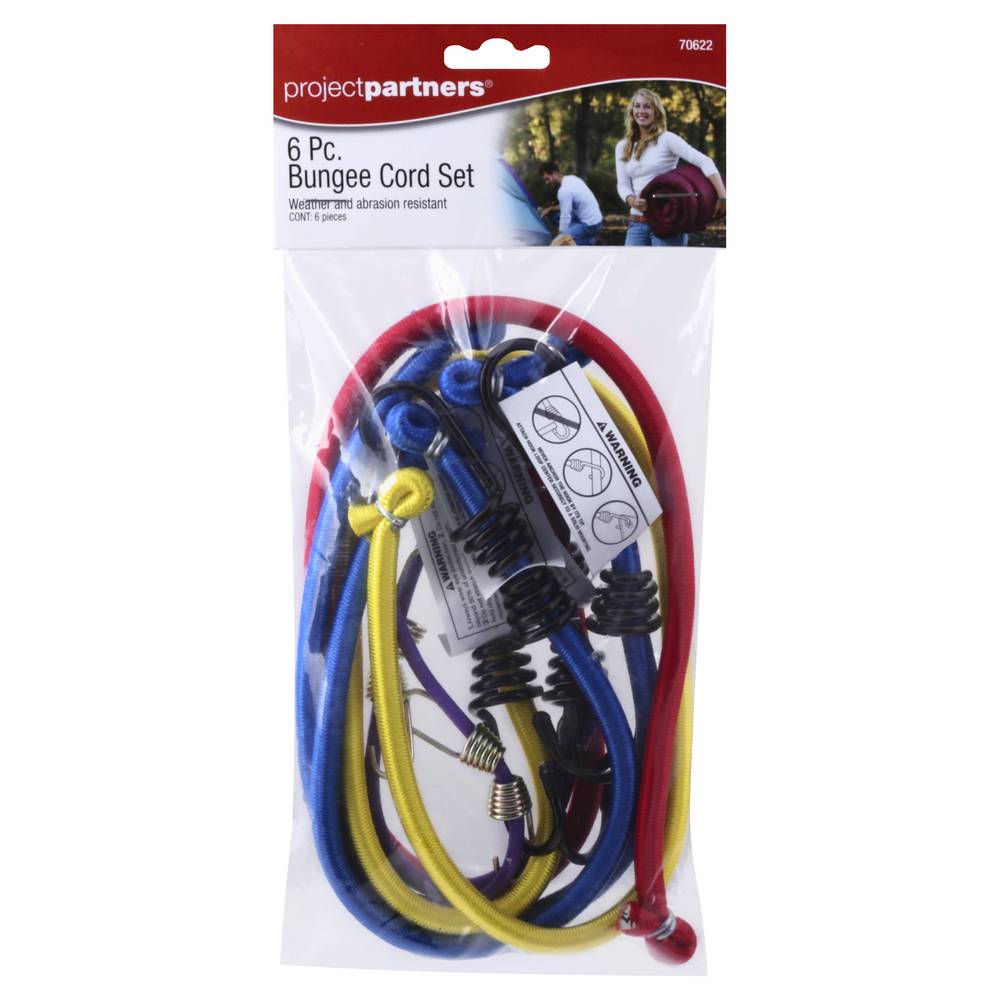 Project Partners Bungee Cord Set (6 ct)