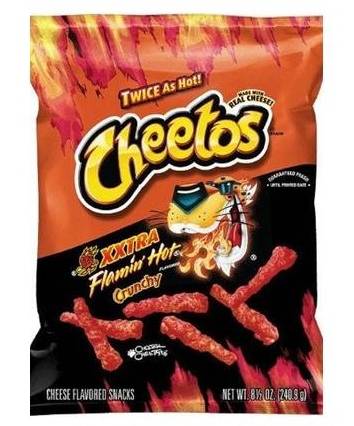 Cheetos Crunchy  Xxtra Flamin' Hot 3.25 oz