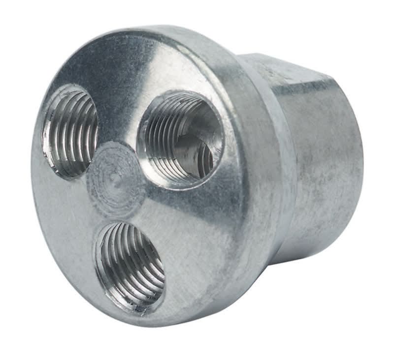 Tru-Flate 3-In-One Brass 3-Way Manifold 1/4 In. 1 Pc