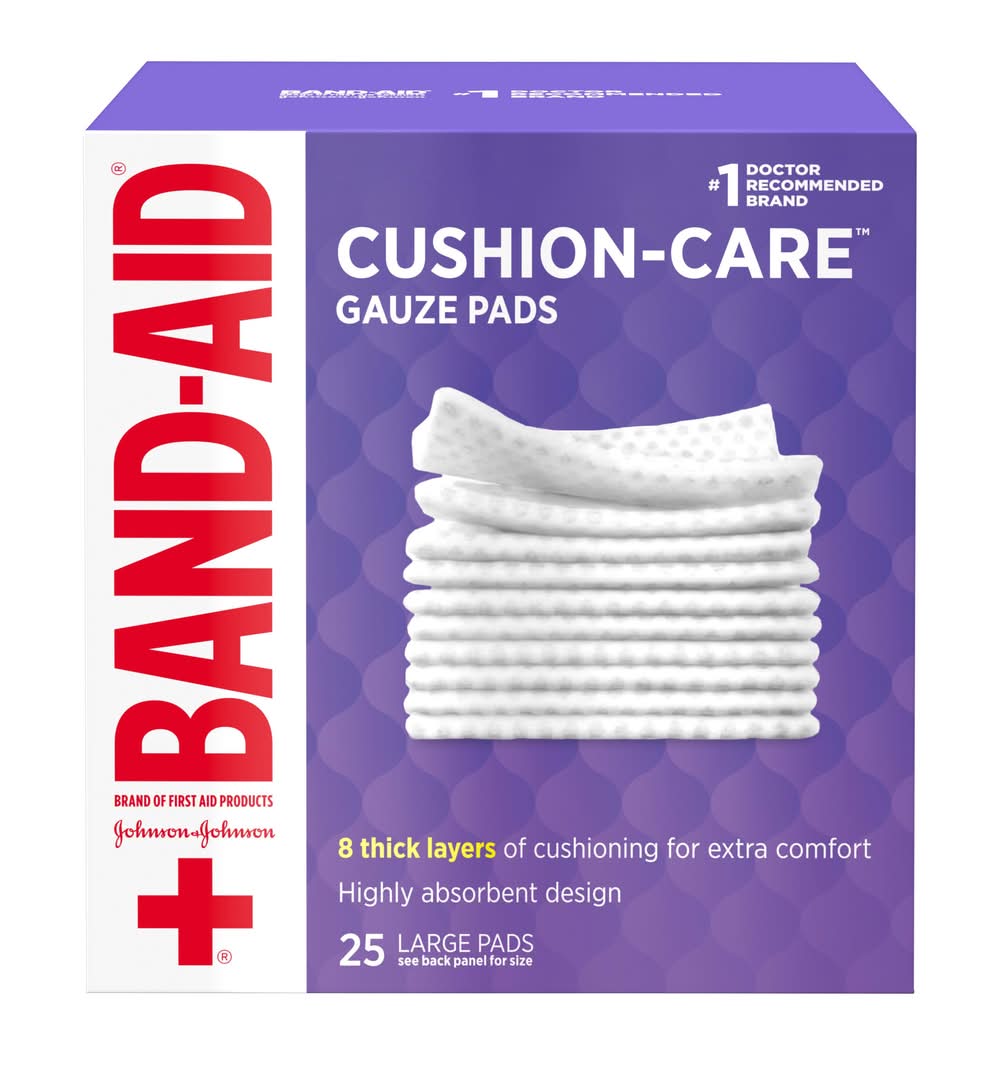 Band-Aid Large Gauze Pads (6.5 oz)