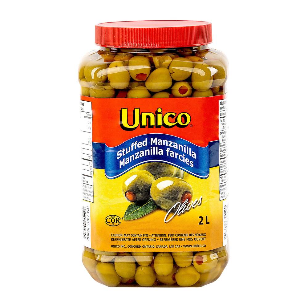 Unico Stuffed Manzanilla Olives, 2 L