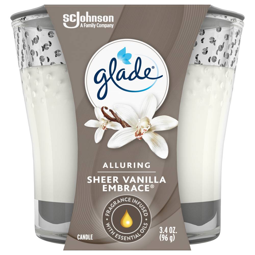 Glade Sheer Vanilla Embrace Candle (3.4 oz)