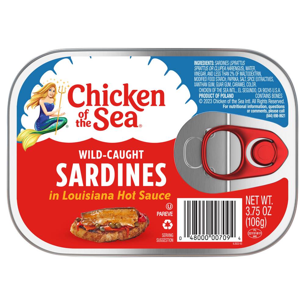 Chicken Of the Sea Sardines in Louisiana Hot Sauce