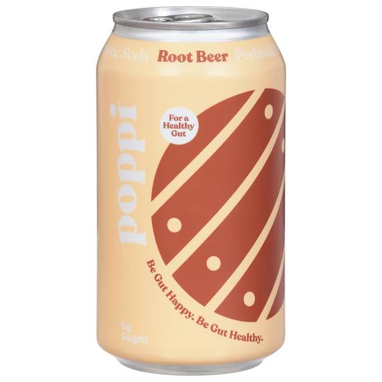 Poppi Root Beer Prebiotic Soda (12 fl oz)