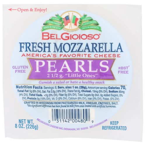 Belgioioso Fresh Mozzarella Pearls