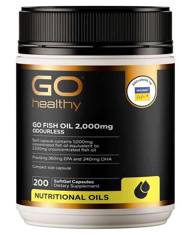 GO Healthy GO Fish Oil 2000mg Capsules 200s