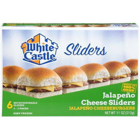 White Castle Jalapeno Cheese Sliders 6 Pack