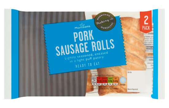 Morrisons Pork Sausage Rolls (2 pack)