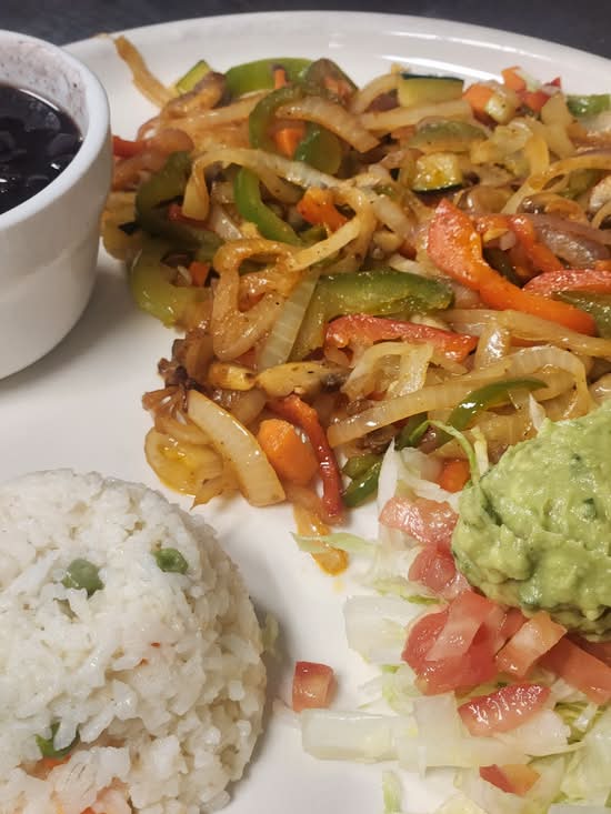 Veggie Fajitas.
