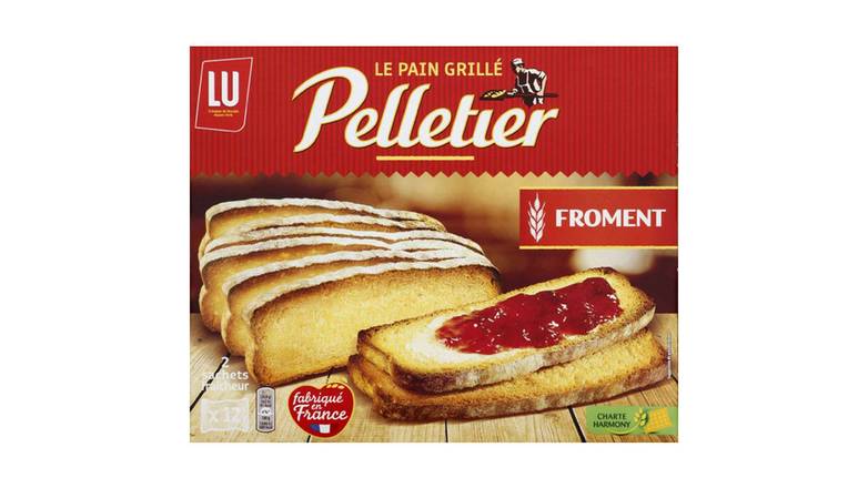 Pelletier Pains grillés au froment La boîte de 500g