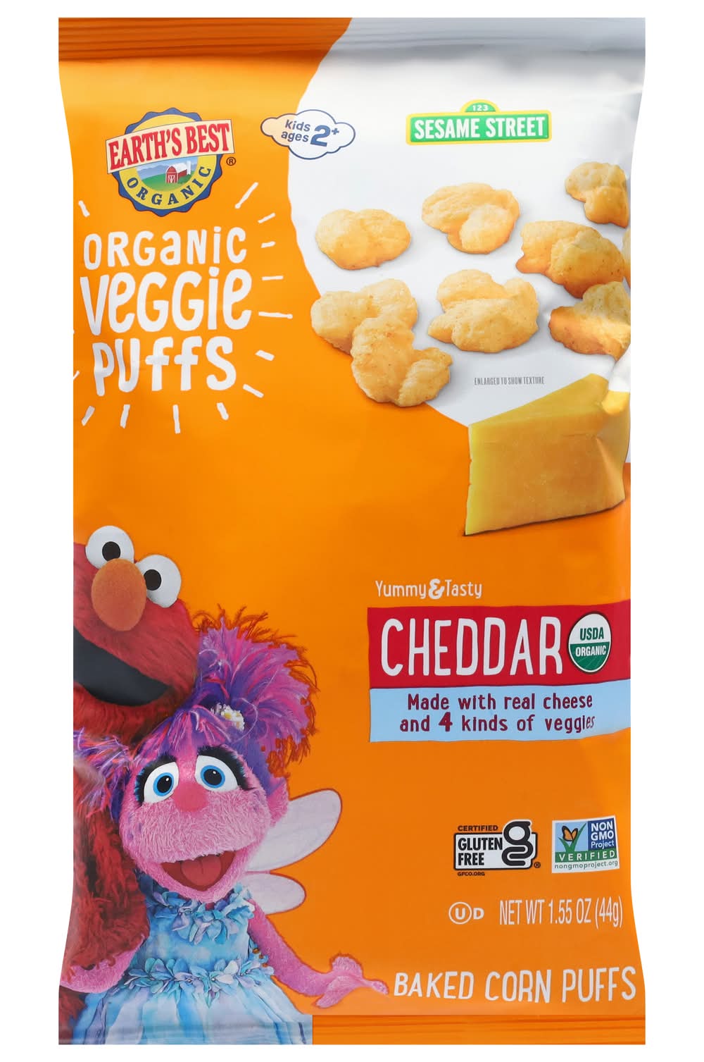 Earth'S Best Original Cheddar Veggie Puffs