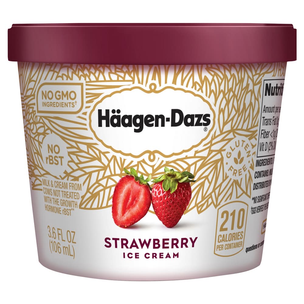 Haagen-Dazs Ice Cream, Strawberry