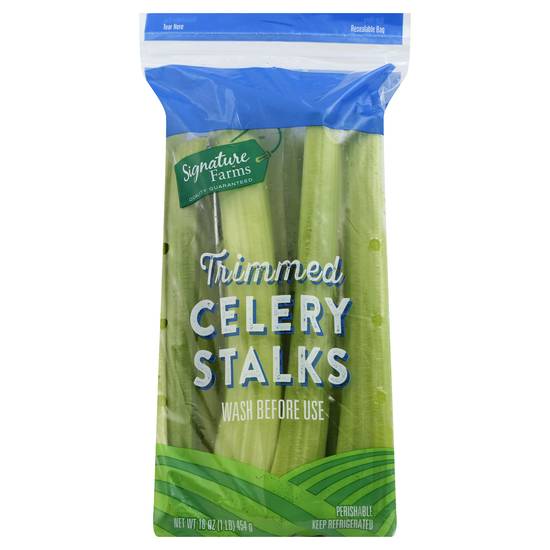 Signature Farms Trimmed Celery Stalks