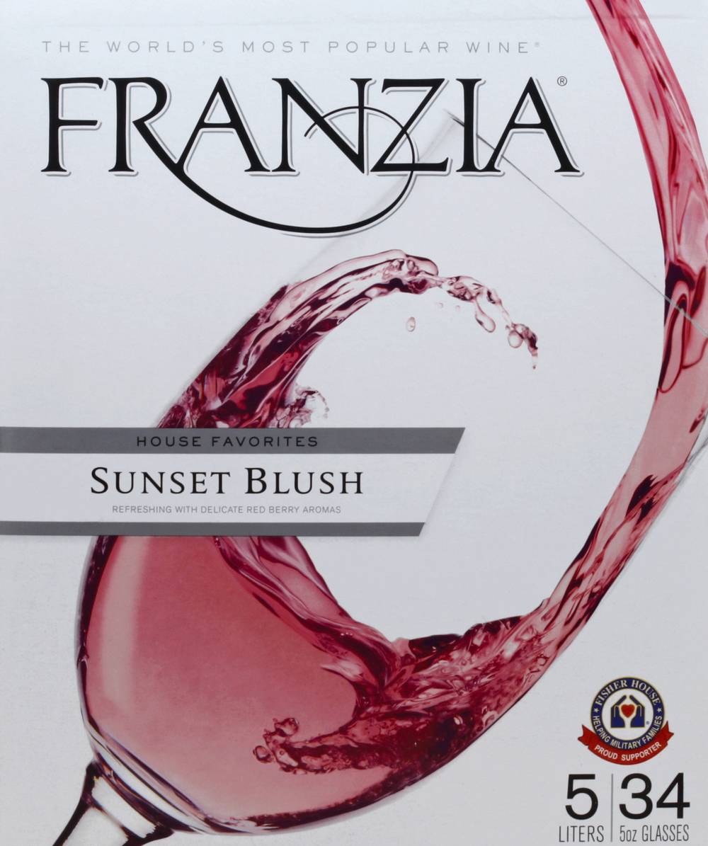 Franzia Sunset Blush Rose Wine (5 L)