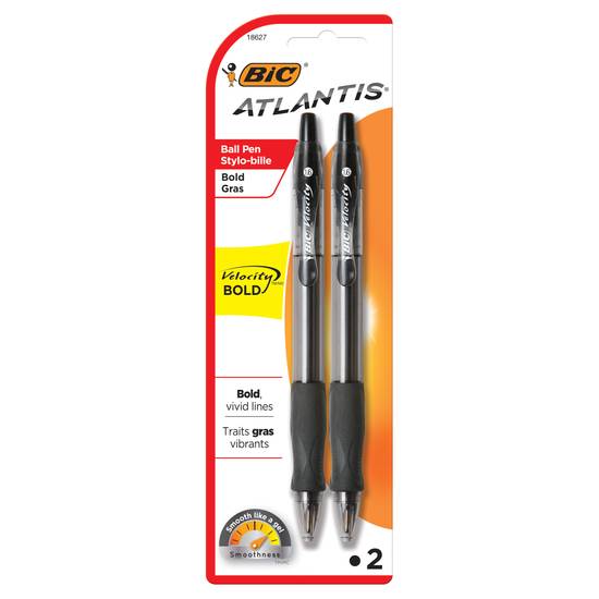 Bic Atlantis Bold Ball Pens (2 ct)