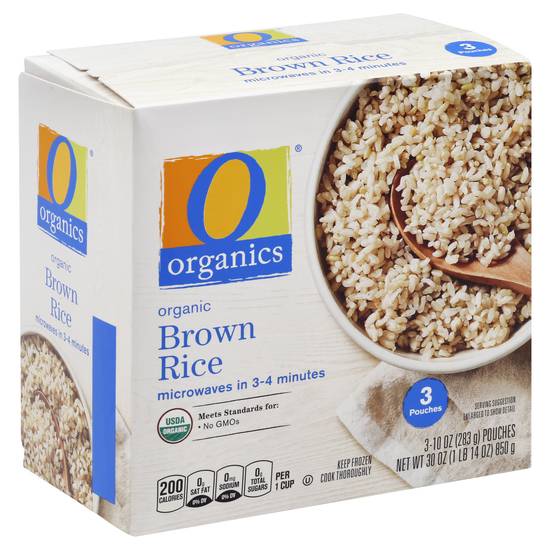 O Organics Organic Brown Rice (3 x 10 oz)