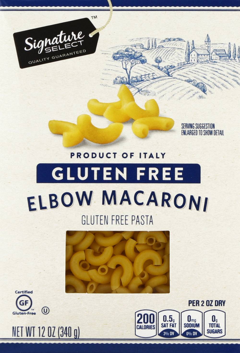 Signature Select Pasta Elbow Macaroni Gluten Free (12 oz)