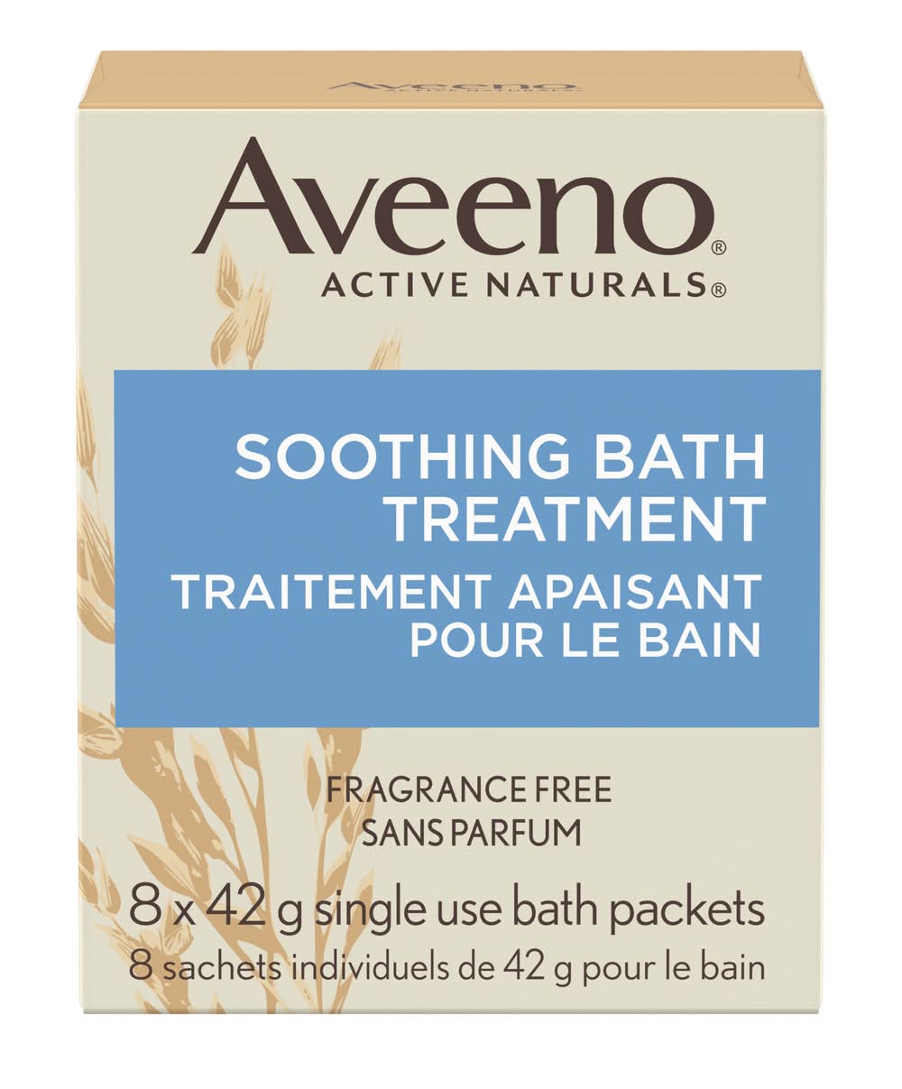 Aveeno Soothing Bath Treatment For Irritated Skin (8 x 42 g)