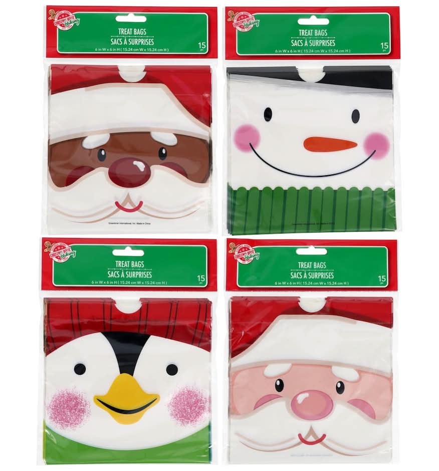 Christmas House Treat Bag, 15-pc Pack.